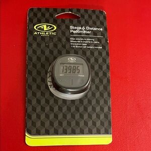 Athletic Works Gray Steps & Distance Pedometer